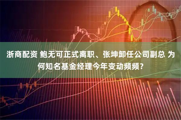 浙商配资 鲍无可正式离职、张坤卸任公司副总 为何知名基金经理今年变动频频？